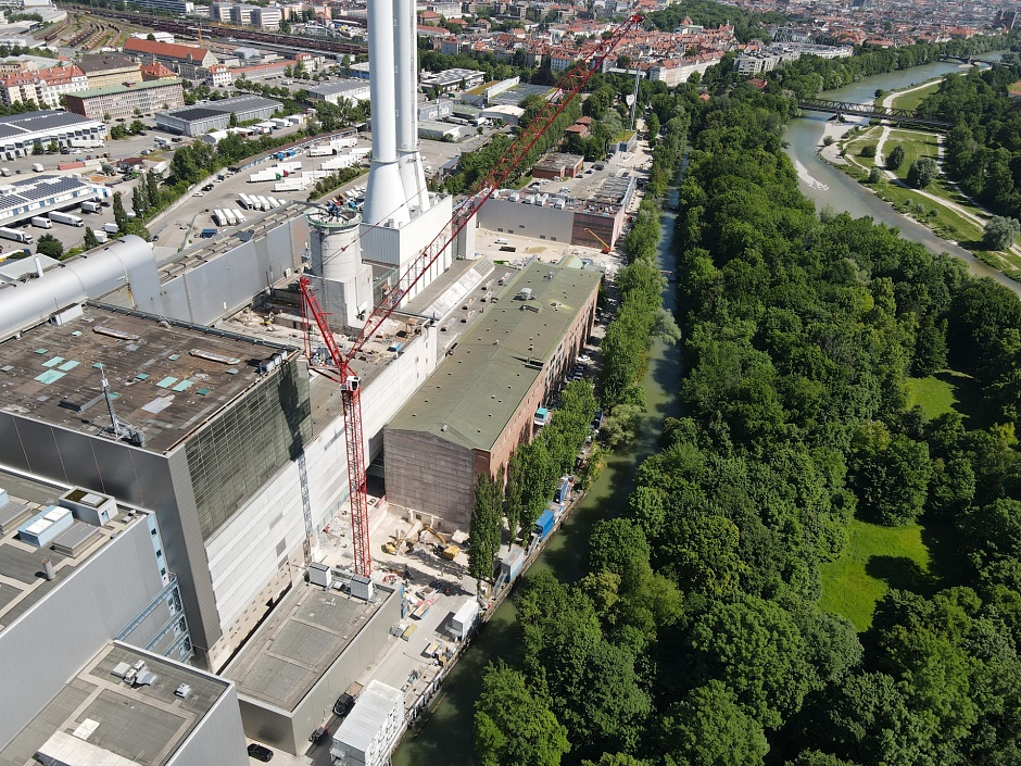 HKW Süd Gas- und Dampfturbinengebäude